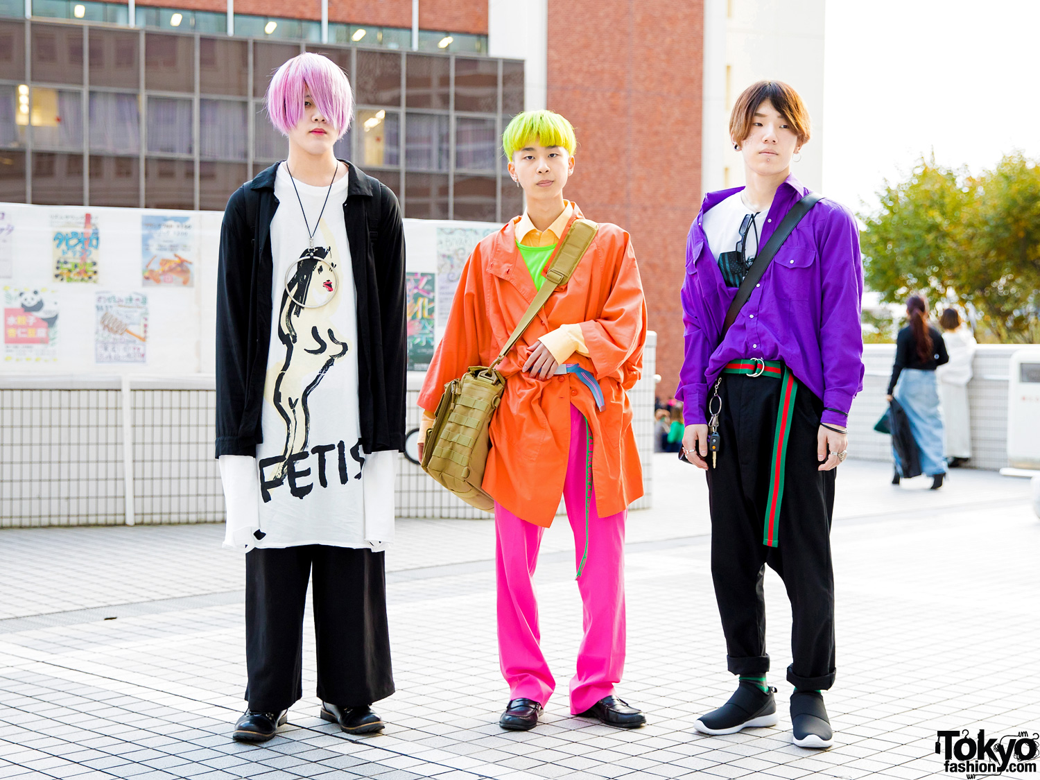 Japanese Teen Streetwear & Colorful Hairstyles in Tokyo w/ Fetis, Monomania, WEGO & Vintage Fashion