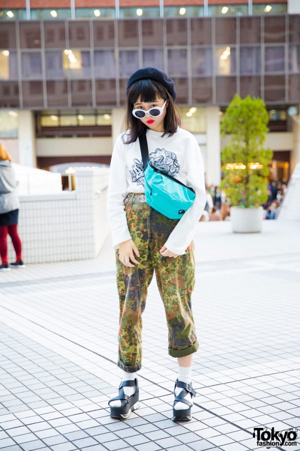 Eclectic Street Fashion in Tokyo w/ San To Nibun No Ichi, WEGO & Nike