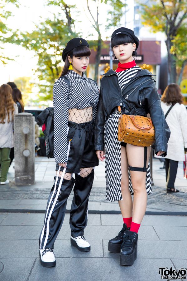 Harajuku Girls in Monochrome Streetwear Styles w/ Open the Door, One Spo, Kinji, YRU, Bubbles & MCM