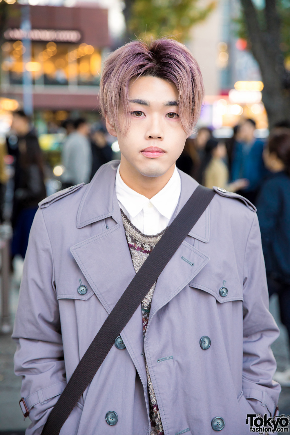 Purple Hair & Purple Winter Fashion w/ Comme des Garcons, Dr 