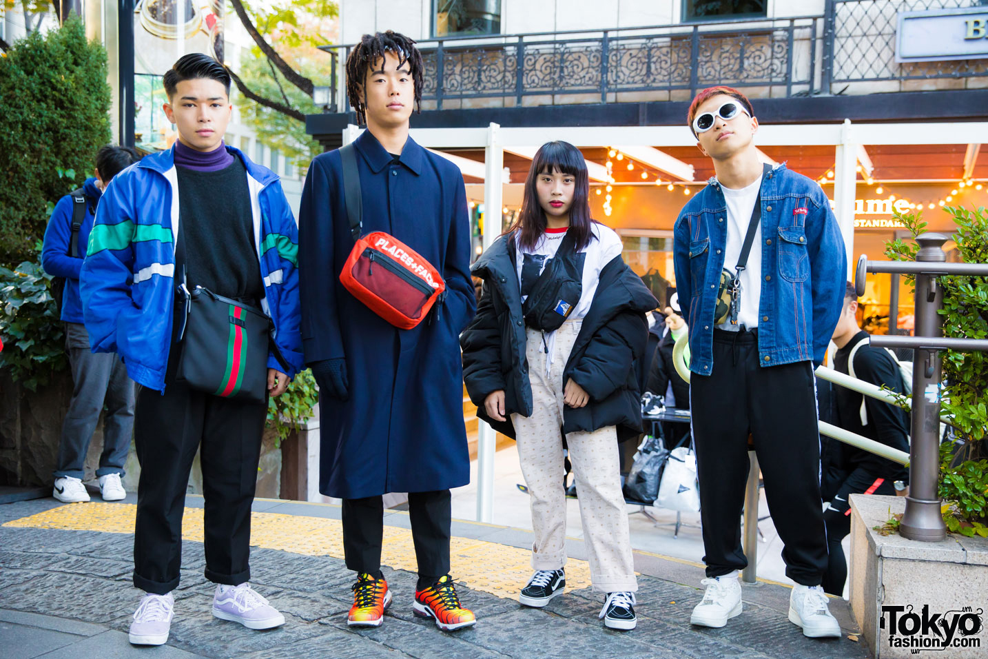Harajuku Winter Street Fashion Styles w/ Gucci, Vans, Roberto Cavalli, Nike Air Max Plus, Places + Faces, Fred Perry, H&M, MCM & A Bathing Ape
