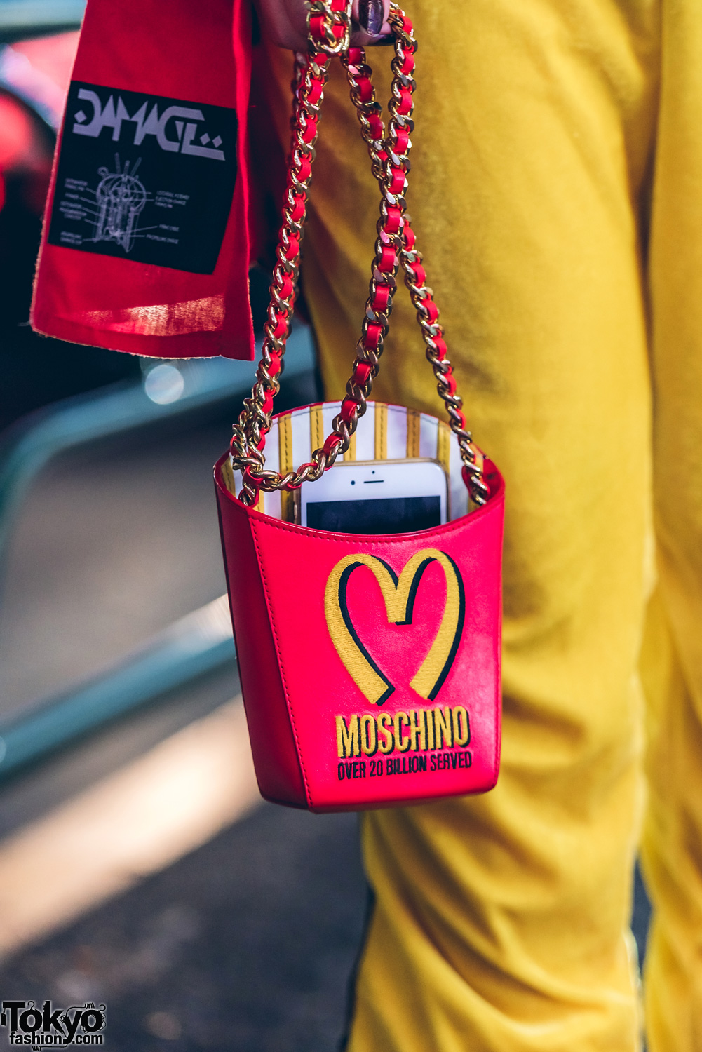 moschino french fry bag