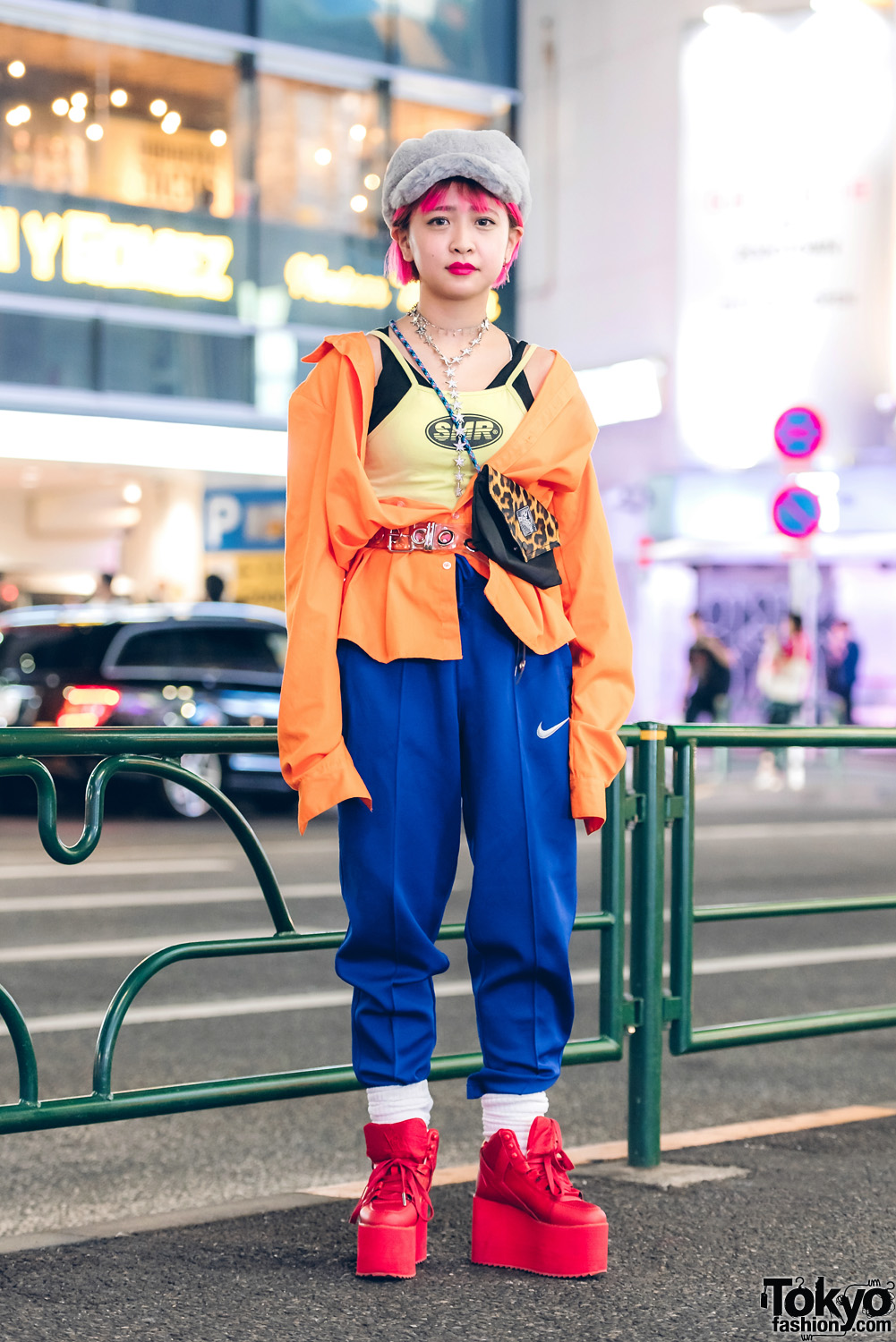 Harajuku Girl in Sporty Chic Fashion w/ Nike, YRU, Gallerie & Faith Tokyo – Tokyo Fashion