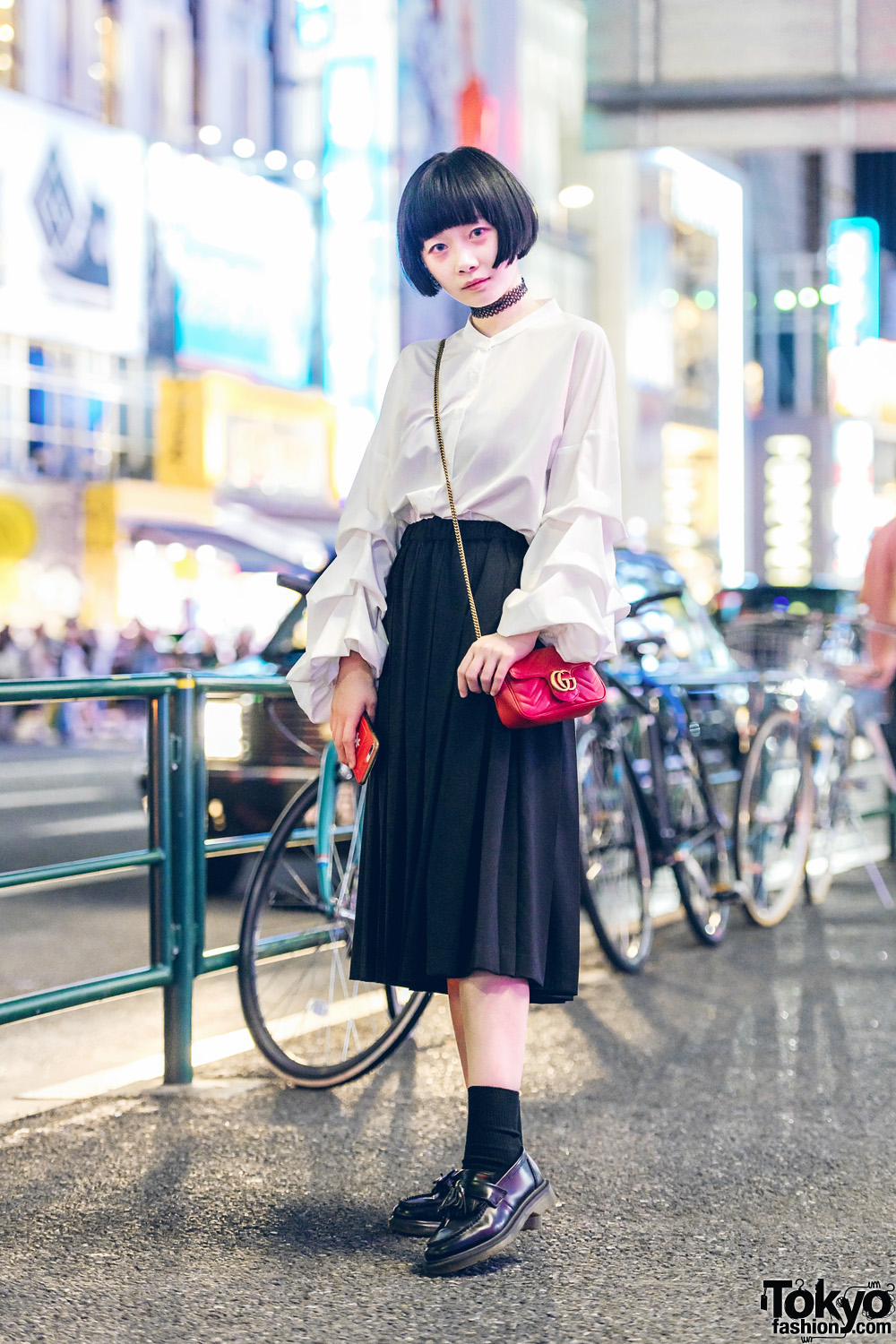 Chic Minimalist Fashion Style in Harajuku w/ Comme des Garcons, 3/4 Three Quarter, Leap, Dr. Martens & Gucci