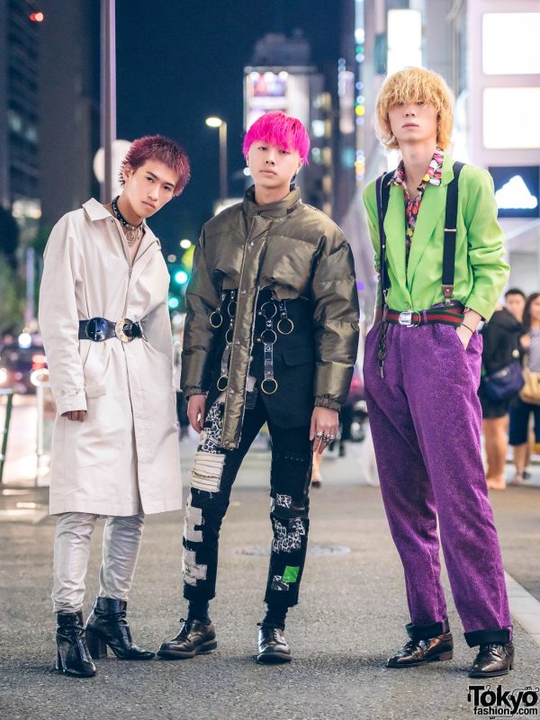 Harajuku Mens Streetwear Styles w/ Comme des Garcons, Gucci, Takeo Kikuchi, Remake & Vintage Fashion