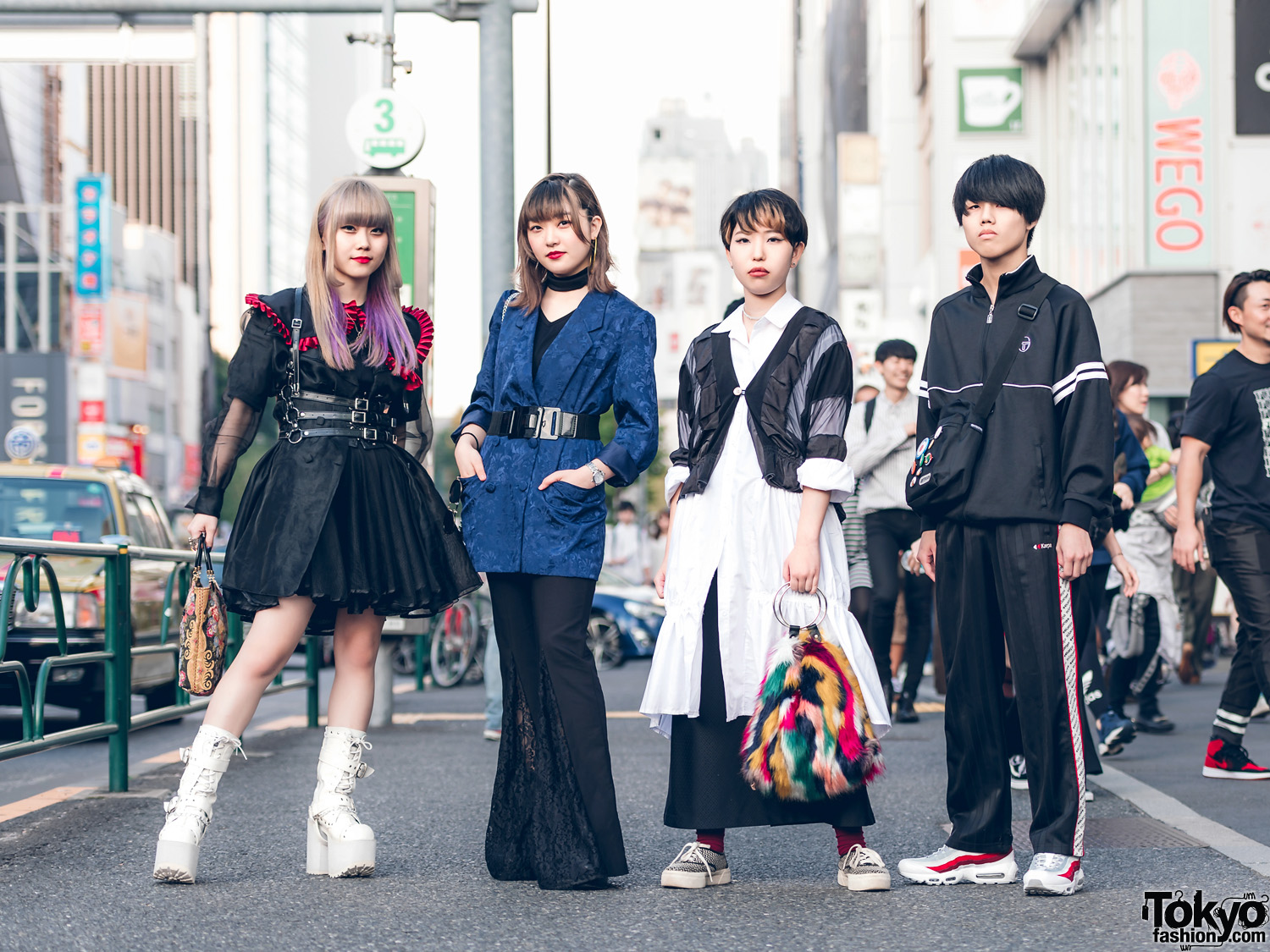 Harajuku Friends in Dark Streetwear Styles w/ Gosha Rubchinskiy, Thrift Tokyo, Yosuke & Vivenne Westwood