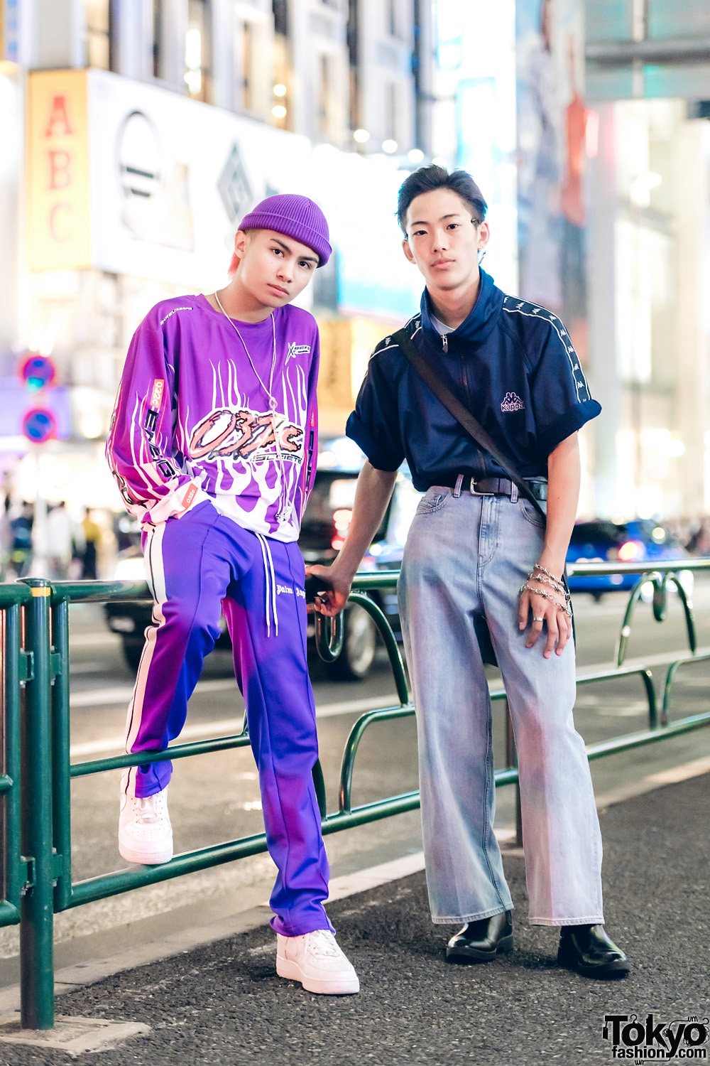 Harajuku Duo in Casual Street w/ 032C, Palm Air Force 1, Zara & Yoko Fuchigami – Tokyo Fashion
