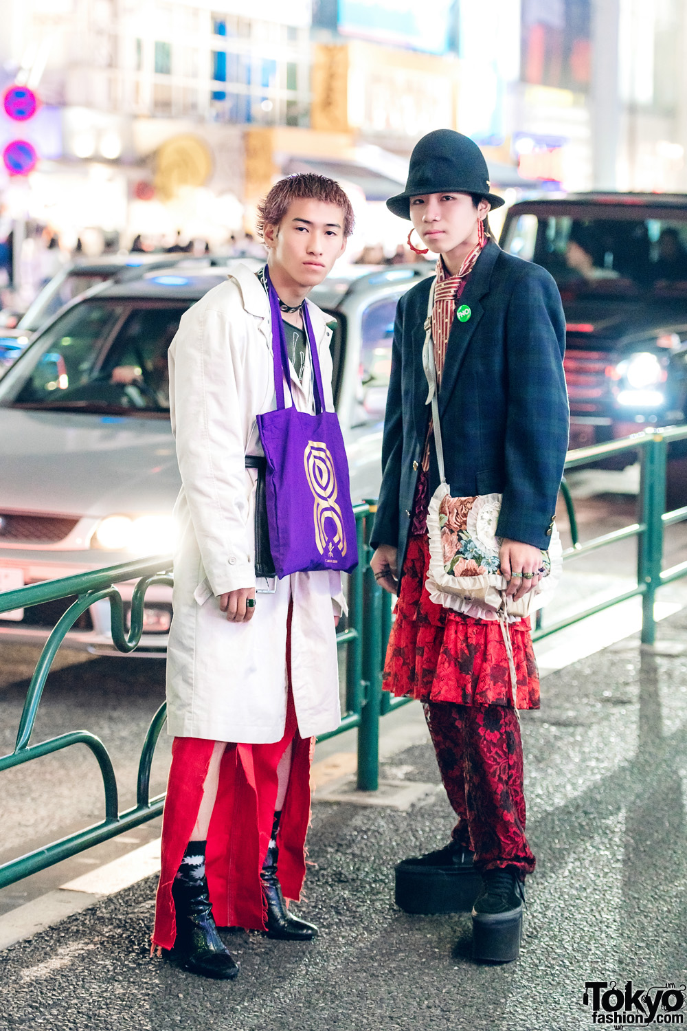 Harajuku Teens in Vintage Menswear Street Fashion – Tokyo Fashion