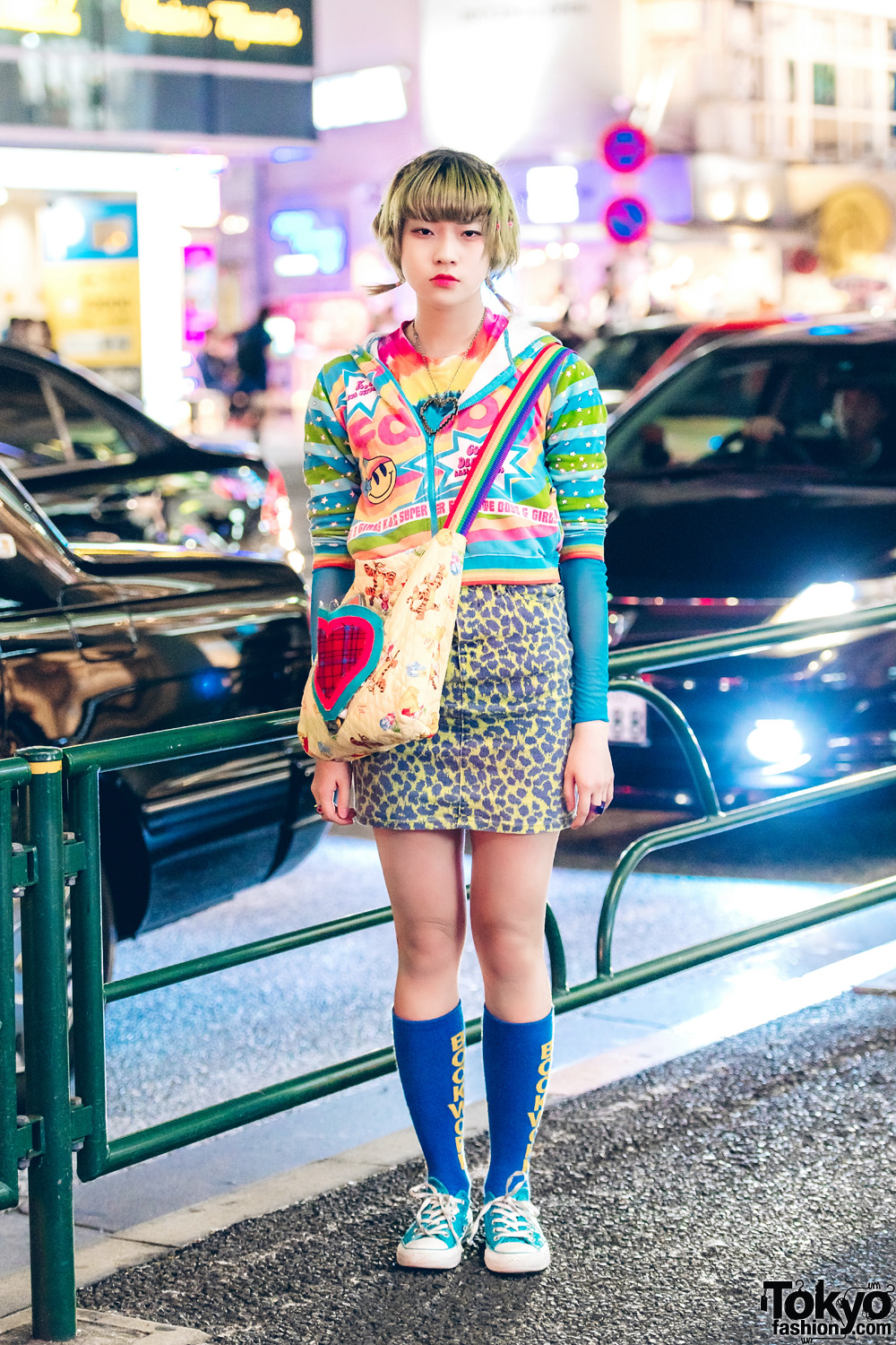 Japanese Mixed Prints Kawaii Fashion w/ K.L.C., Thank You Mart, Moussy, Converse & A Handmade Quilted Bag