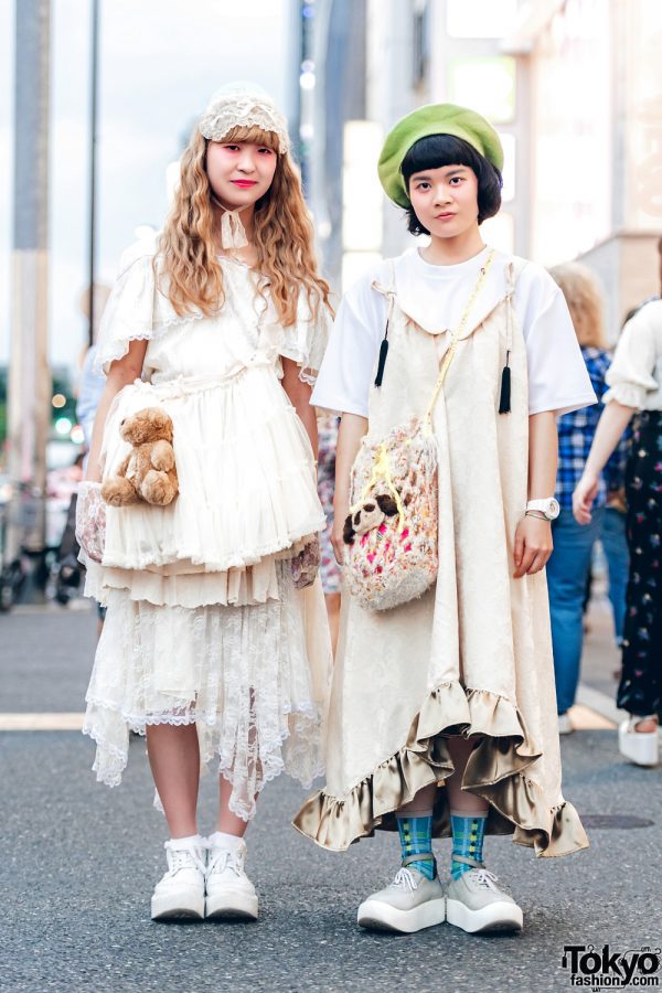 Harajuku Girls in Vintage & Antique Street Styles w/ Tokyo Bopper, Favorite Bear, A Land, Hey Q & Handmade Fashion