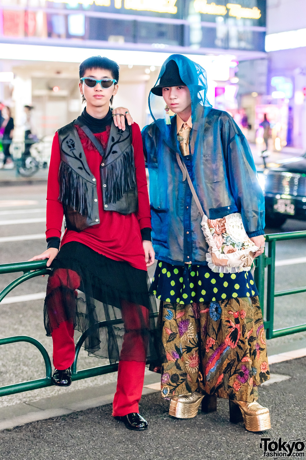 Harajuku Guys in Layered Street Fashion w/ Yoko Fuchigami, Thrift Tokyo, Apollo, Kinji, Aquvii & Marc by Marc Jacobs