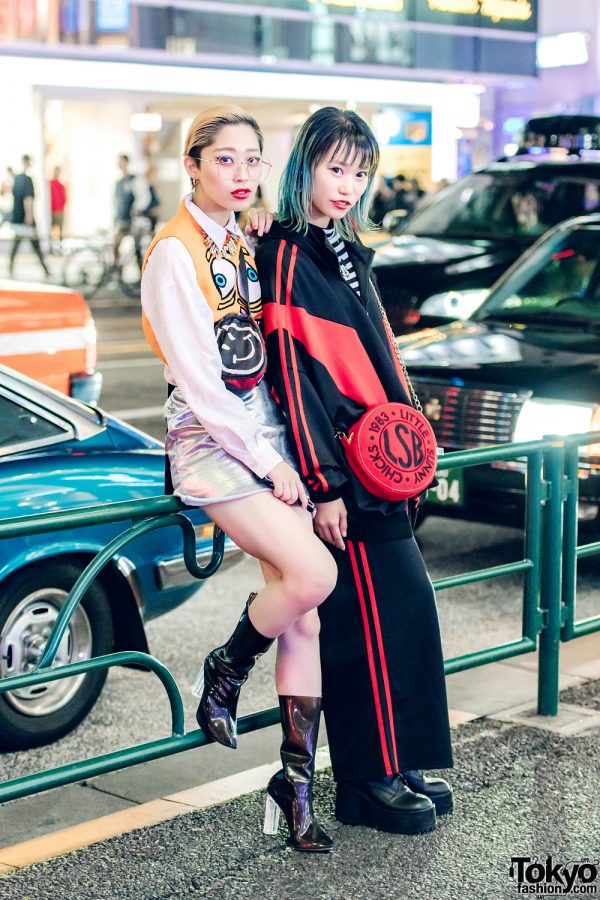 Harajuku Girls in Colorful Fun Streetwear by Jeremy Scott, Moschino, Nieuw Jurk, Candy Stripper, UNIF, Lazy Oaf & LSB