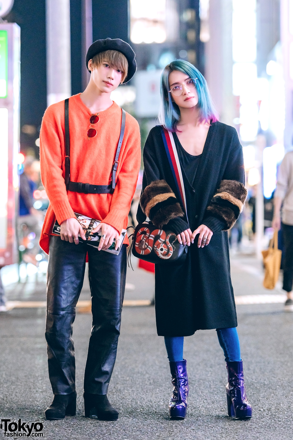 Toman & Sadao's Colorful Minimalist Street Styles w/ Kawi Jamele, Limi Feu, Gucci & Vivienne Westwood