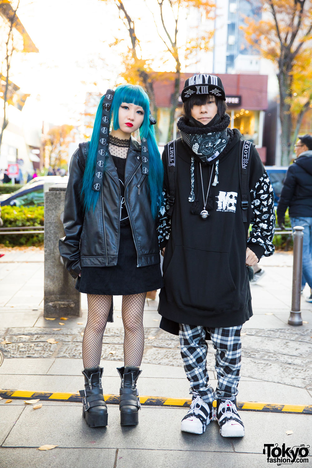 Blue Twin Tails & Harajuku Streetwear Styles by M:E, Morph8ne, Dolls Kill, Long Clothing, KTZ & Vivienne Westwood