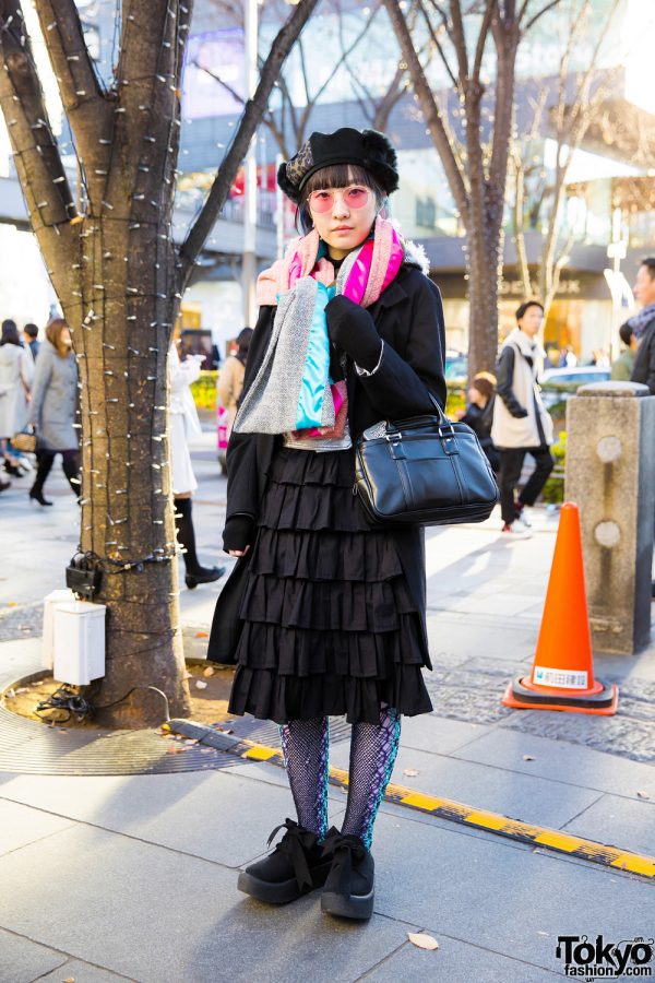 Harajuku Girl Winter Style w/ Tricot Comme des Garcons, Miya Nishiyama, CA4LA & Tokyo Bopper