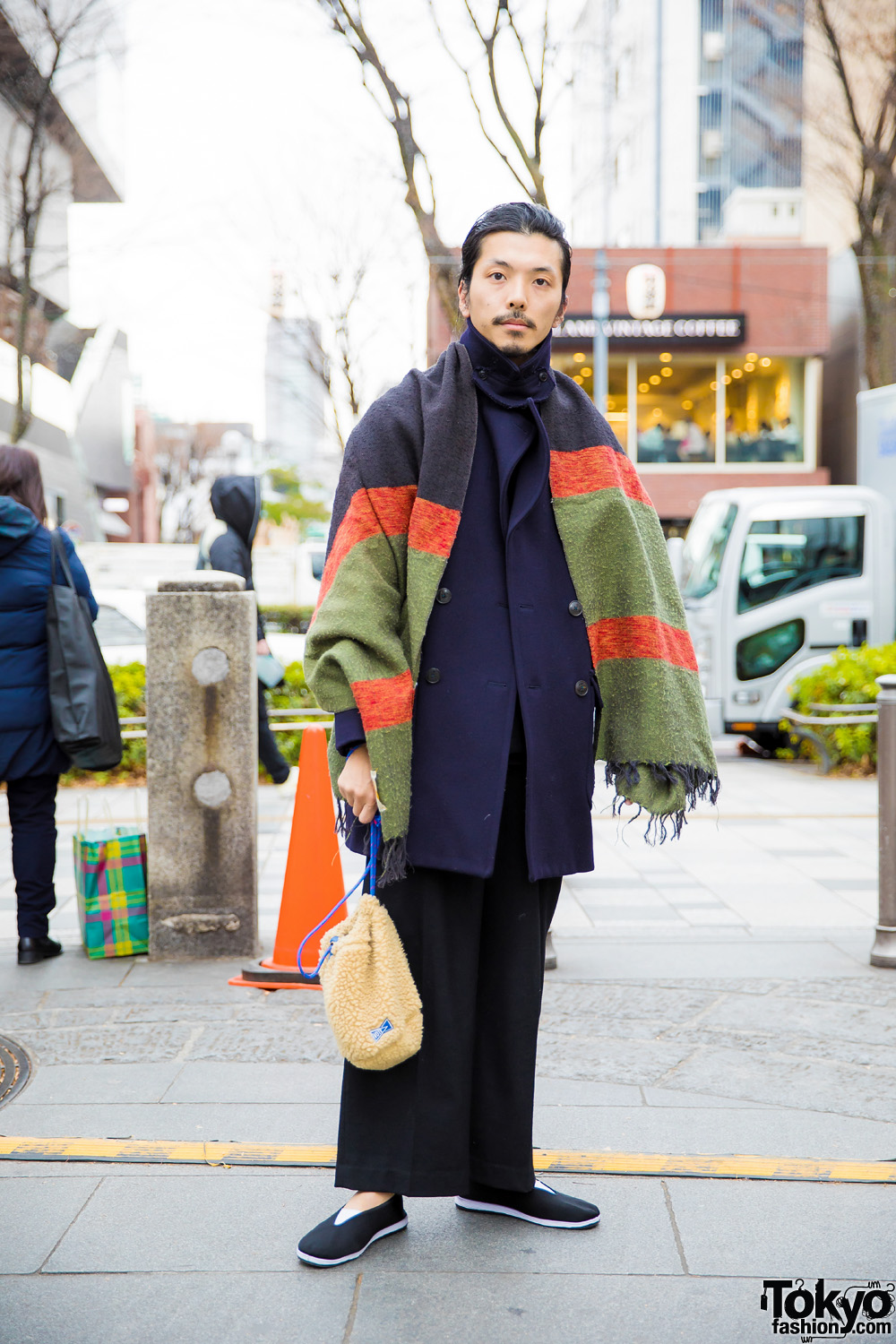 Stylish Harajuku Guy in Urbane Winter Fashion w/ Comoli, Clane Homme & Urban Research