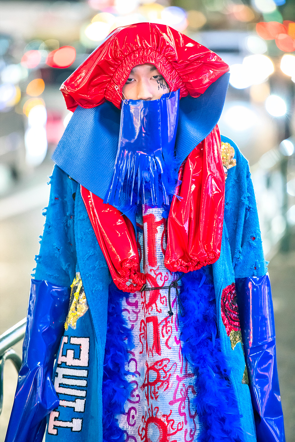 Avantgarde Japanese Street Fashion w/ Dog Harajuku Sequin Robe ...