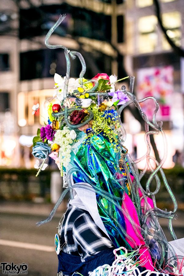 Handmade & Remake Japanese Street Styles w/ Flower Headdress, Model ...