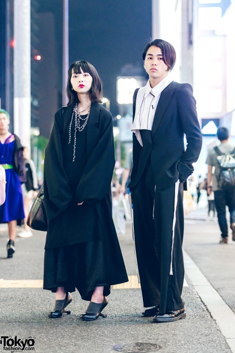 Monochromatic Minimalist Japanese Street Styles w/ Ann Demeulemeester ...