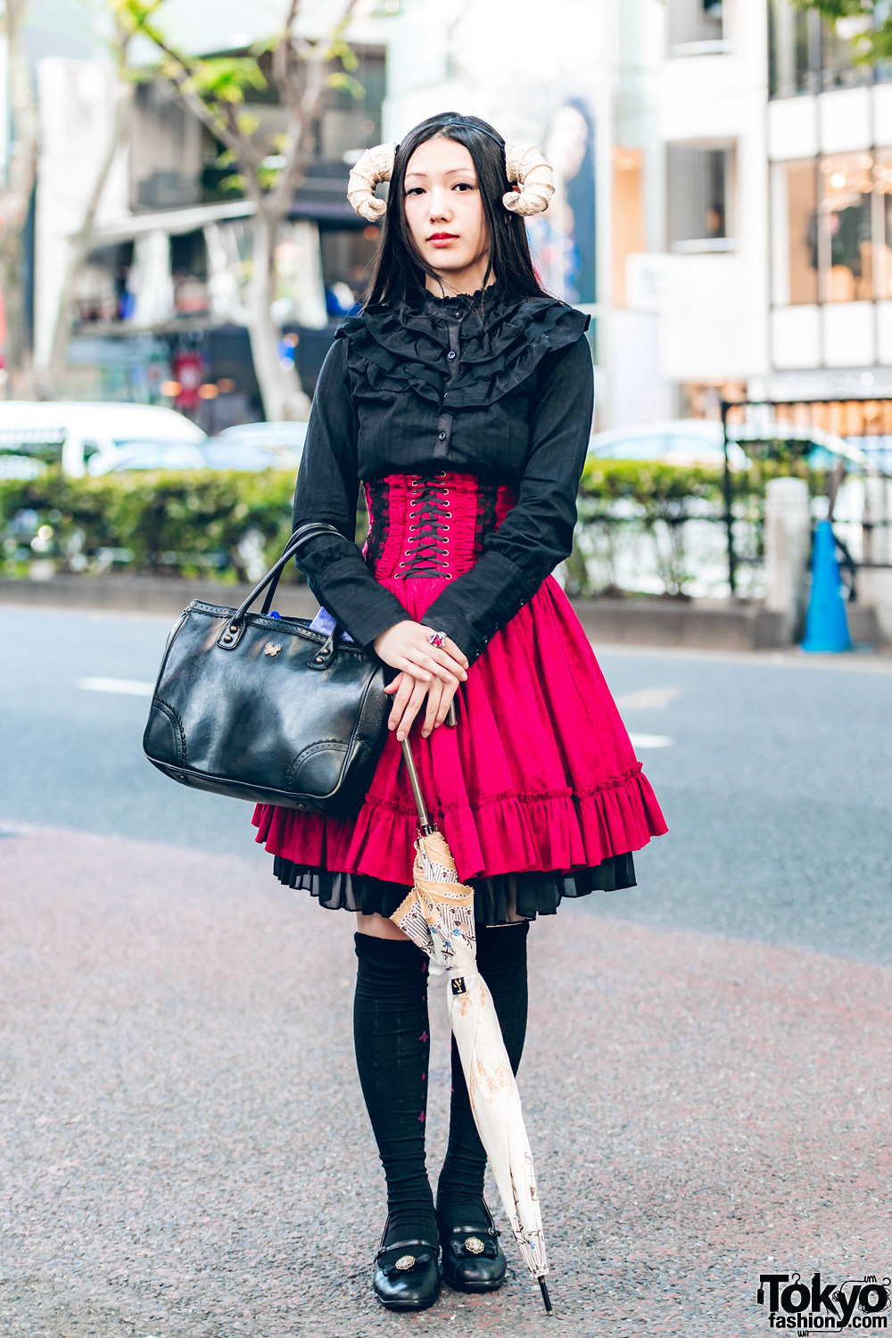 Harajuku Gothic Lolita w/ Frill Fashion, Artherapie Bag 