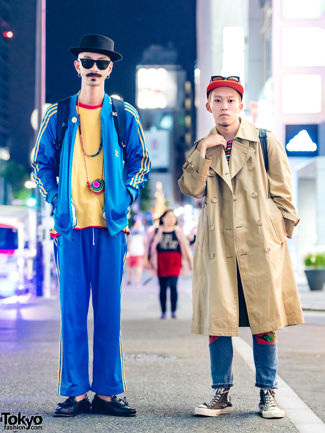 Harajuku Guys in Street Styles w/ Adidas, Ray-Ban, Dexter, Uniqlo x JW Anderson, Marc by Marc Jacobs, ADSR, 80's Converse & 80's Nike
