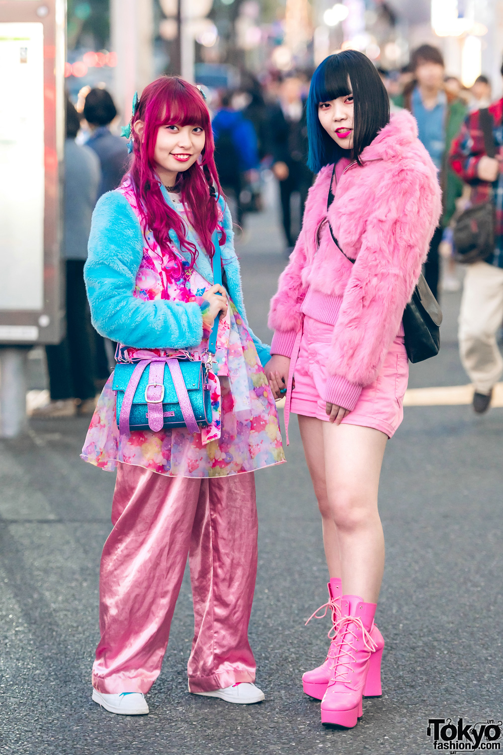 Harajuku Girls in Kawaii & All Pink Street Styles w/ 6%DokiDoki, H&M, New York Joe, Assist Wig, Candy Stripper, Faith Tokyo & Swimmer