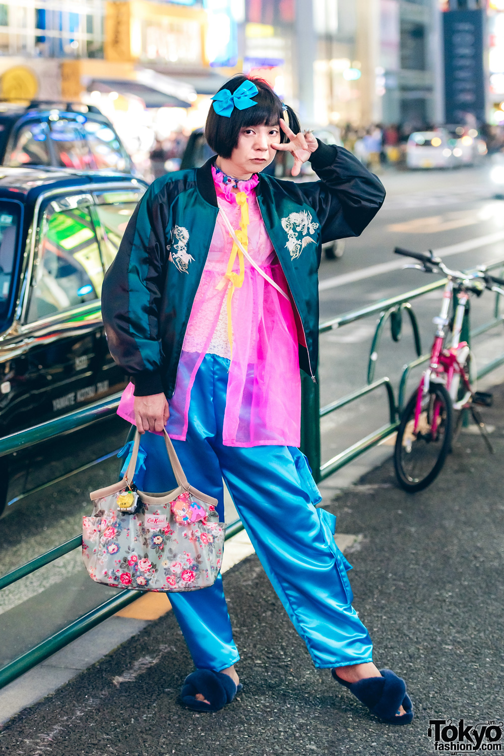Colorful Harajuku Street Style w/ Cath Kidston, Emu, Okuma Shokai & Miyanishiyama