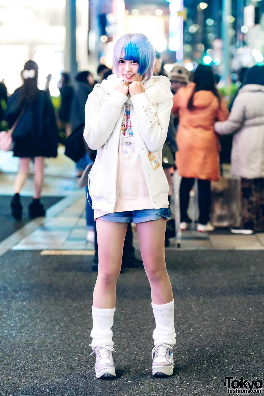 Self-Produced Japanese Idol in Casual Pastel Street Style w/ Ank Rouge, Vivienne Westwood, Justin Davis, WC, Forever21 & Tatsumi Tsurushima