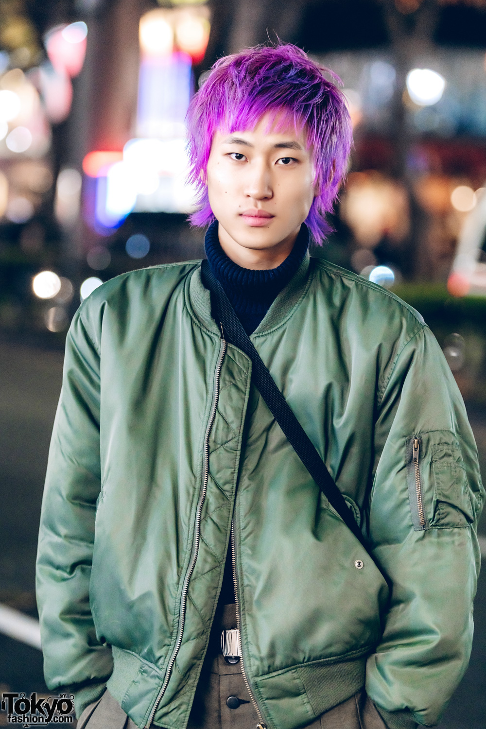 Peach-Haired Harajuku Guy in Retro Vintage Street Style w/ Christopher  Nemeth, Vivienne Westwood & Zara – Tokyo Fashion
