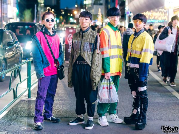 Harajuku Guys in Japanese Streetwear Styles