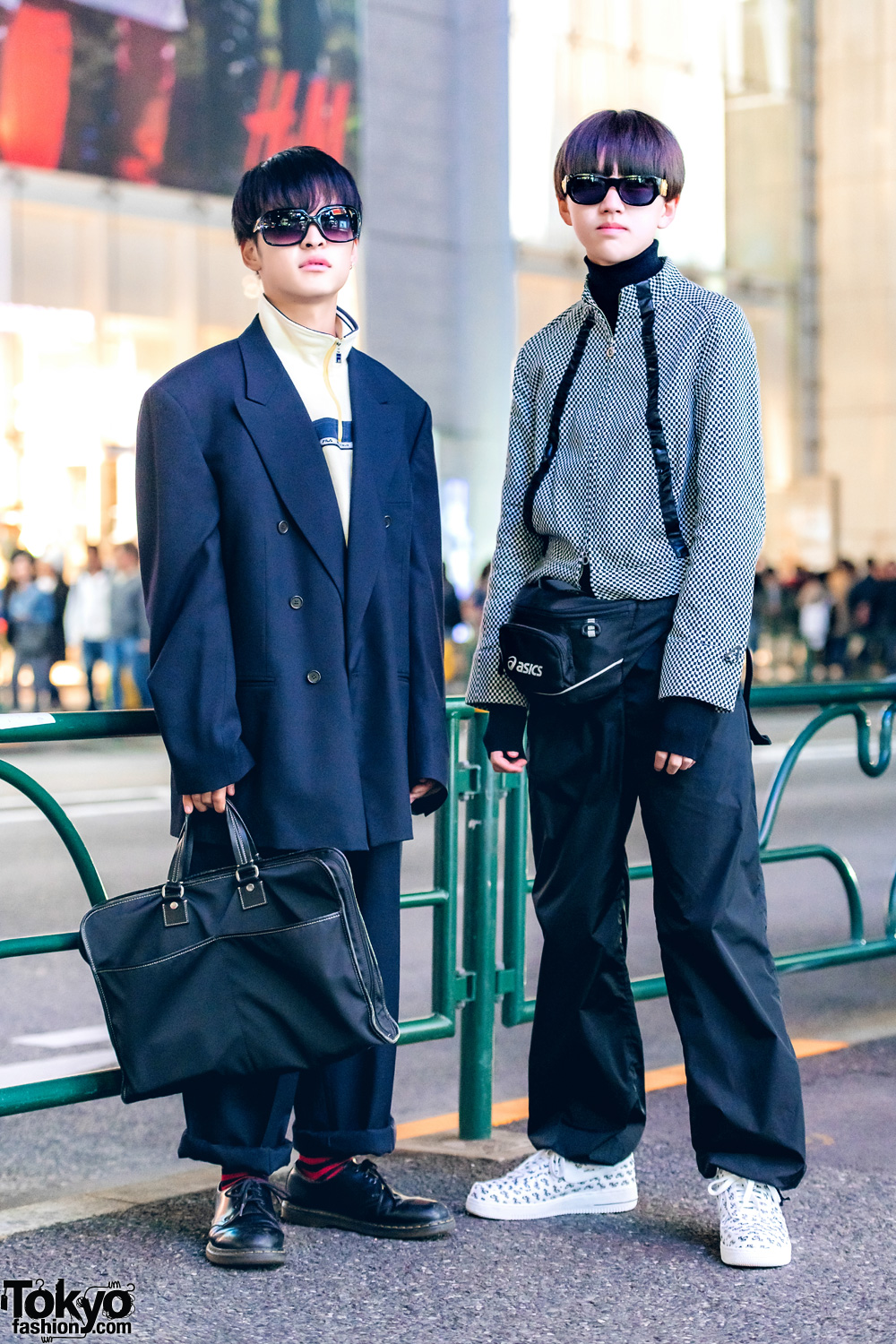 black-and-white printed jacket | Tokyo Fashion News