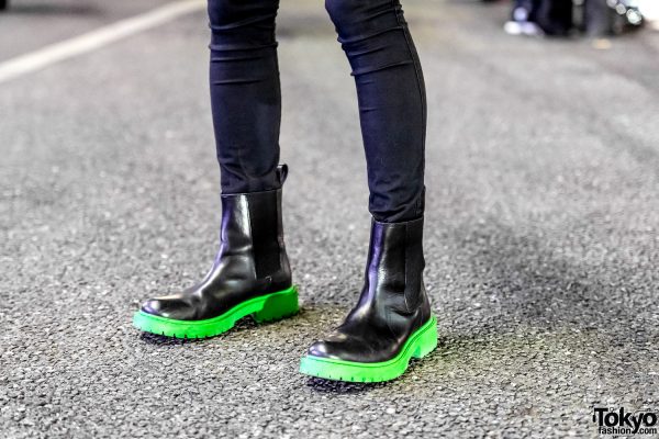 green soles