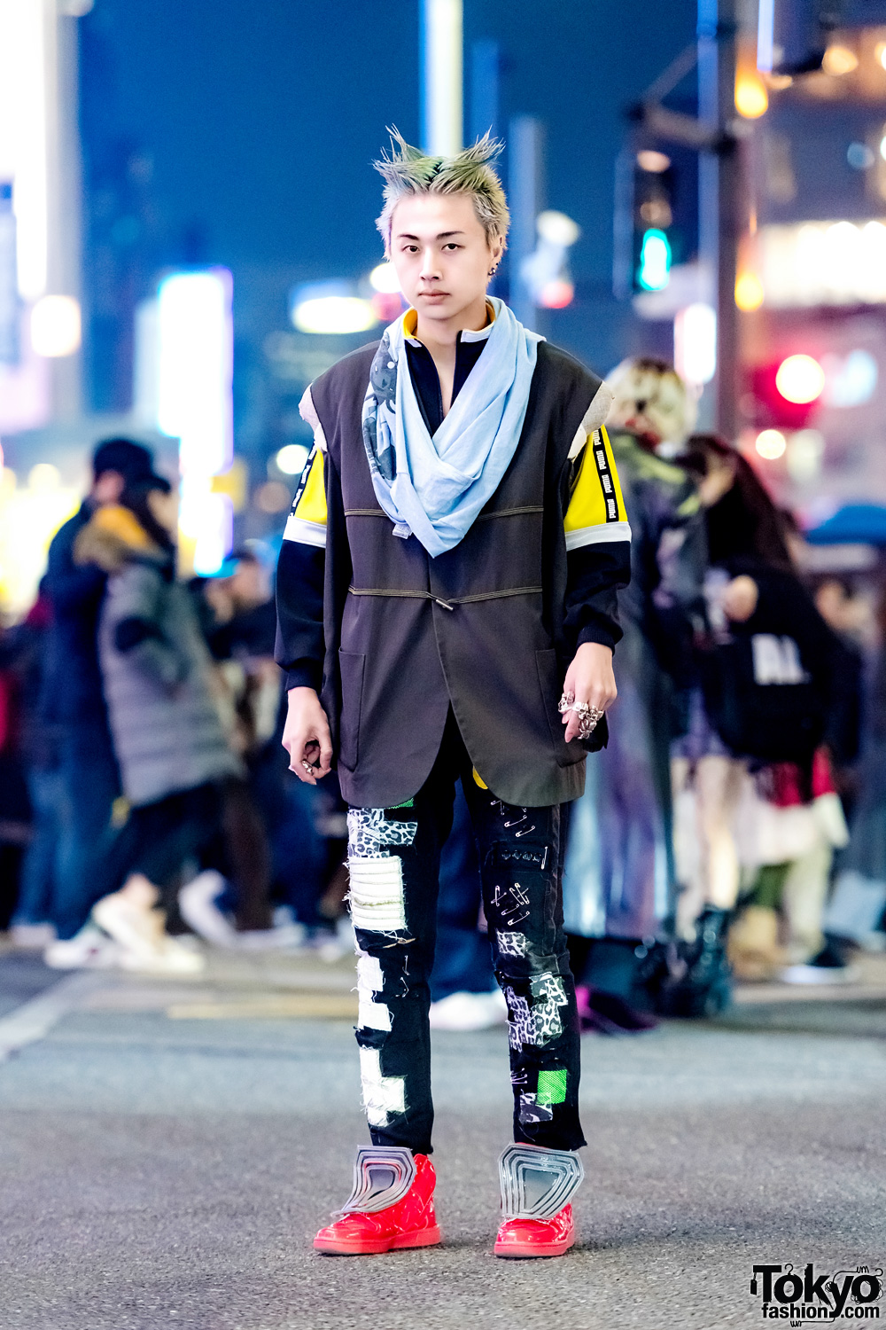 Modern Fashion Remake Streetwear in Harajuku w/ Puma, ValenTine & Tokyo Human Experiments