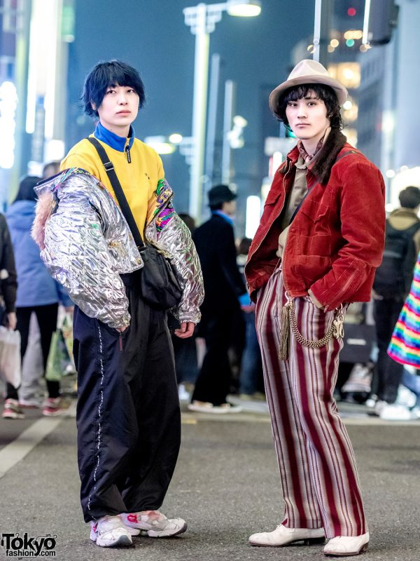 Tora Yamazaki & Tubasa in Vintage Eclectic Street Styles w/ Ellesse, JC Penny, Hermes, Coach, Reebok, Principe di Firenze & Rebertas