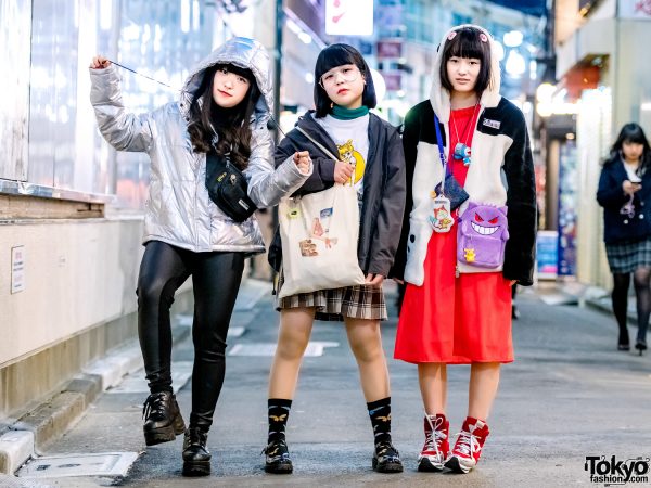 Harajuku Girls in Japanese Eclectic Street Styles