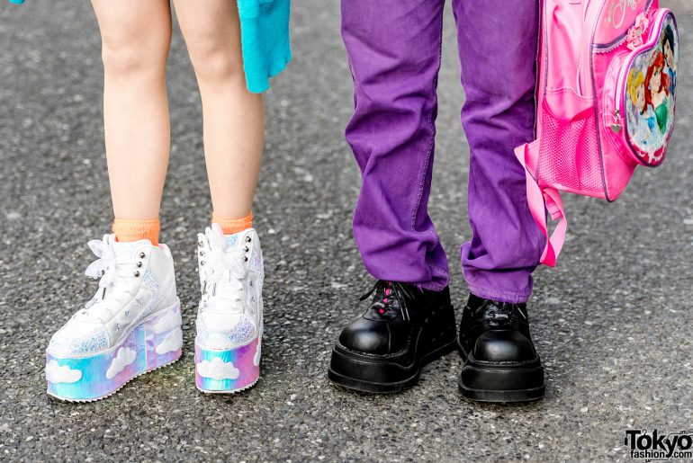 Kawaii Harajuku Street Styles w/ 6%DOKIDOKI Accessories, Colorful Hair ...