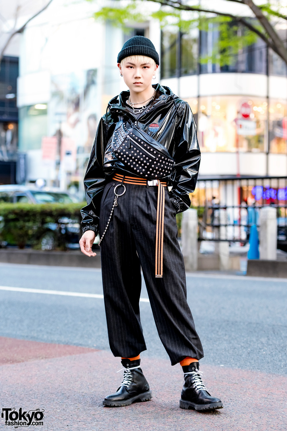 Korean Model in All Black Tokyo Street Style w/ Open The Door, Faith Tokyo & Ambush