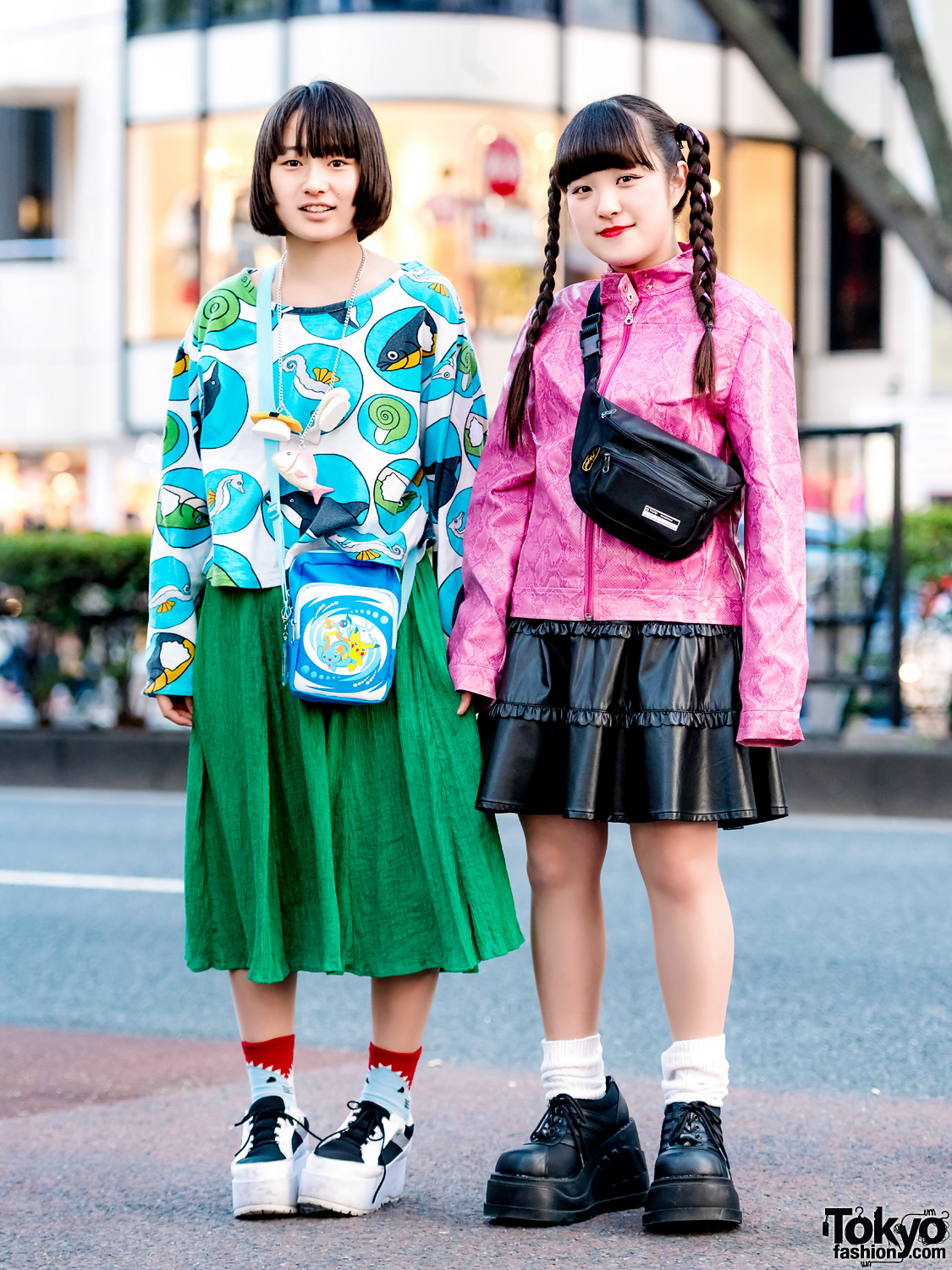 Harajuku Teens in Colorful Street Styles w/ RRR By Sugar Spot Factory