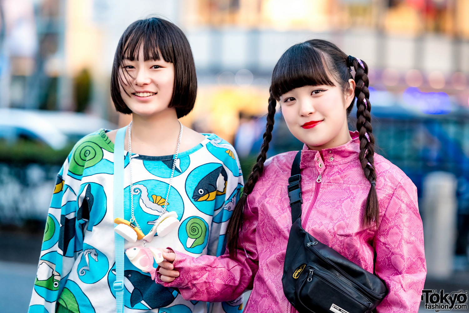 Harajuku Teens in Colorful Street Styles w/ RRR By Sugar Spot