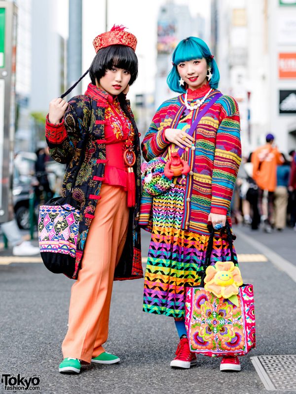 Colorful Vintage Harajuku Street Style w/ Kinji, Ficce, San-Biki No Koneko, Daiso, Thank You Mart, Seven Days & Claire’s