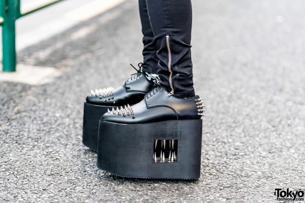 Monster Shoes Platform Lace-Up Loafers 