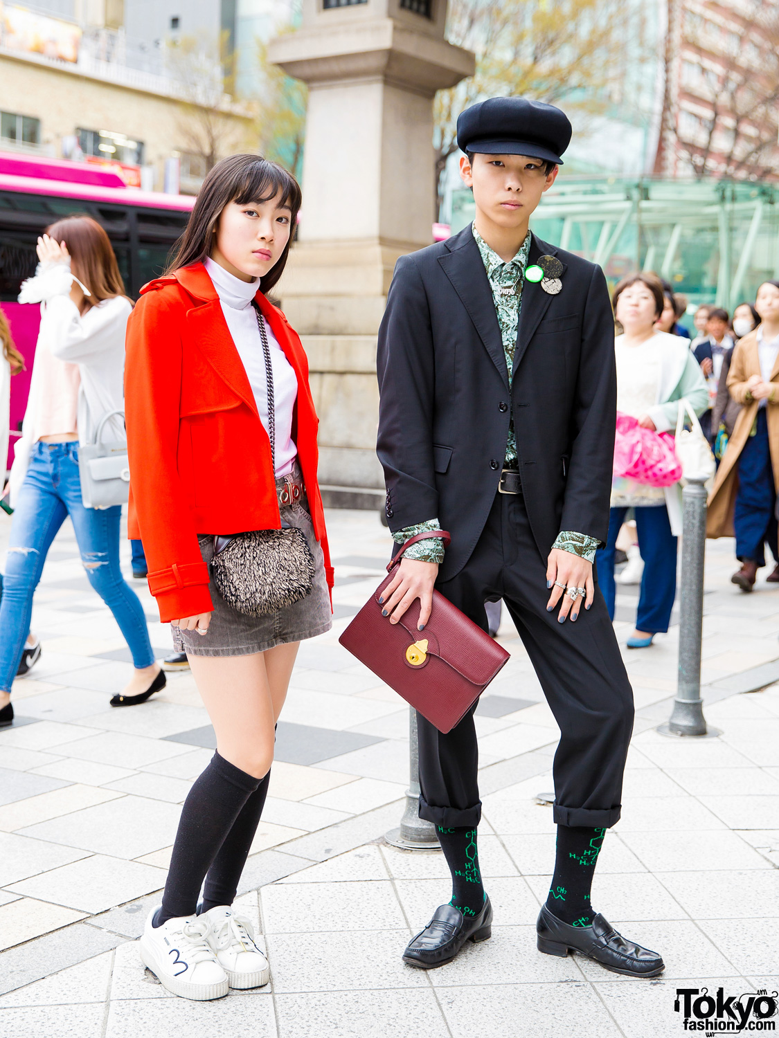 corduroy mini skirt | Tokyo Fashion News