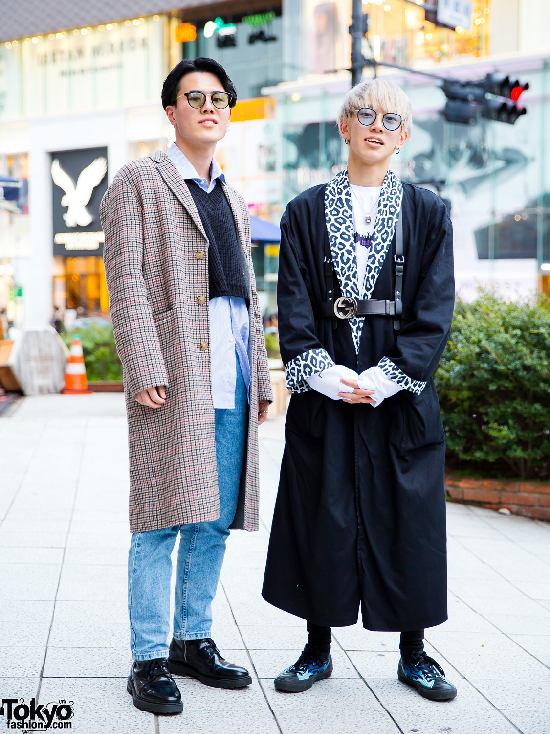 Harajuku Men's Streetwear w/ Flagstaff, Palm Angels, Guess, Zara, Gucci, Saad & Converse