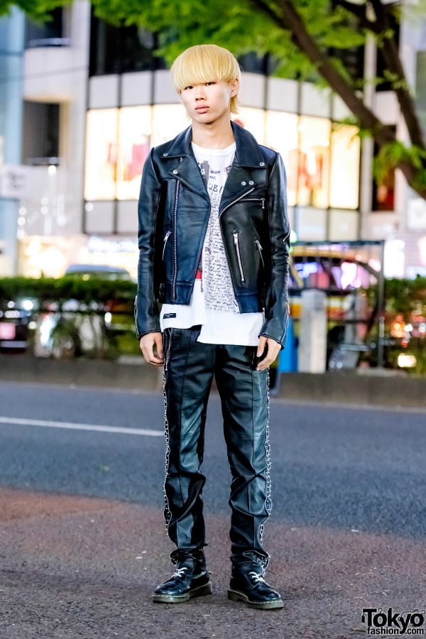 Harajuku Punk in Monochrome Street Style w/ 99%IS- Outfit & Dr. Martens Boots