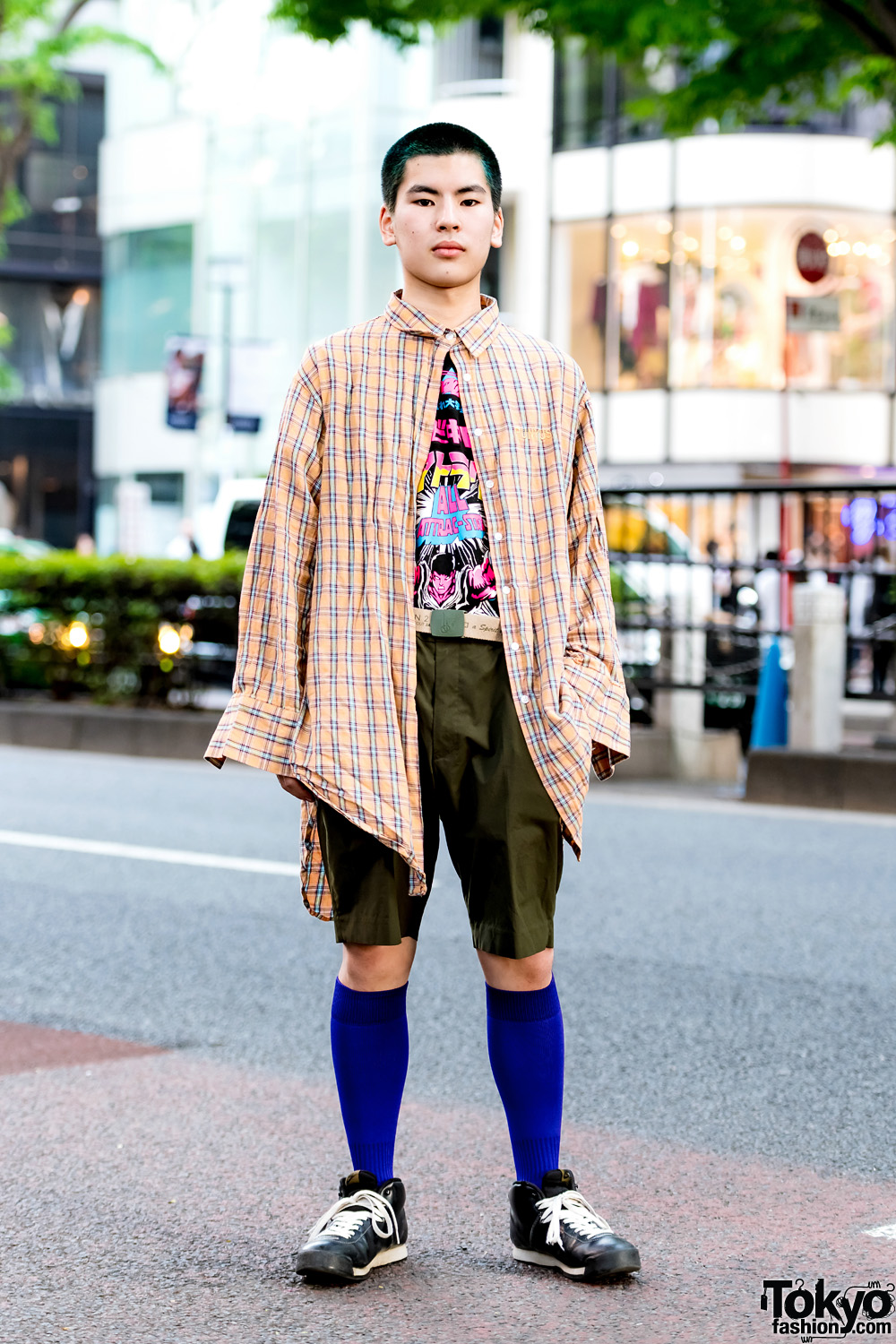 Eclectic Tokyo Street Style w/ Punyus, Ebichu T-Shirt, Nike & Yu-Gi-Oh!