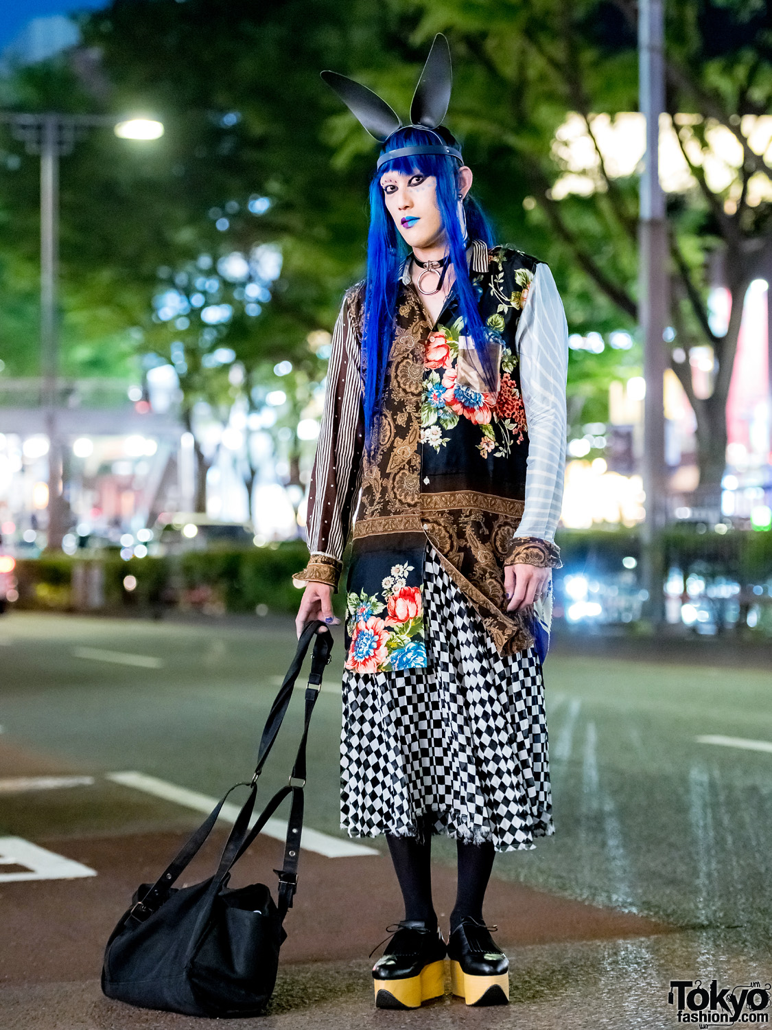 Blue Hair, Bunny Ears & Avant-Garde Harajuku Fashion w/ Comme des Garcons, Yohji & Vivienne Westwood