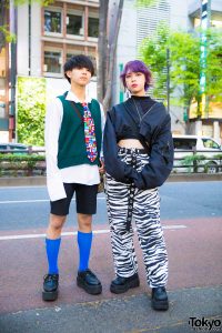 Harajuku Street Styles w/ Yosuke, H&M, Gucci, Joyrich, WEGO & Demonia ...