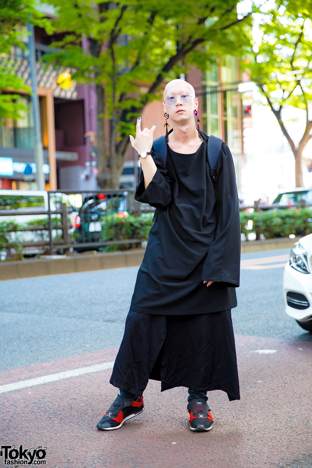 Monochrome Japanese Streetwear w/ Yohji Yamamoto, Vivienne Westwood & Y-3 Backpack