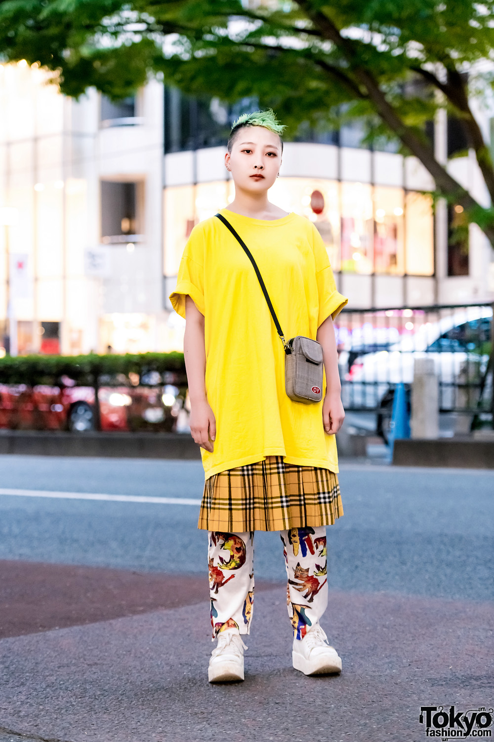 Harajuku Mixed Prints Fashion w/ San To Nibun No Ichi, Kobinai, Tokyo Bopper & OY Plaid Bag
