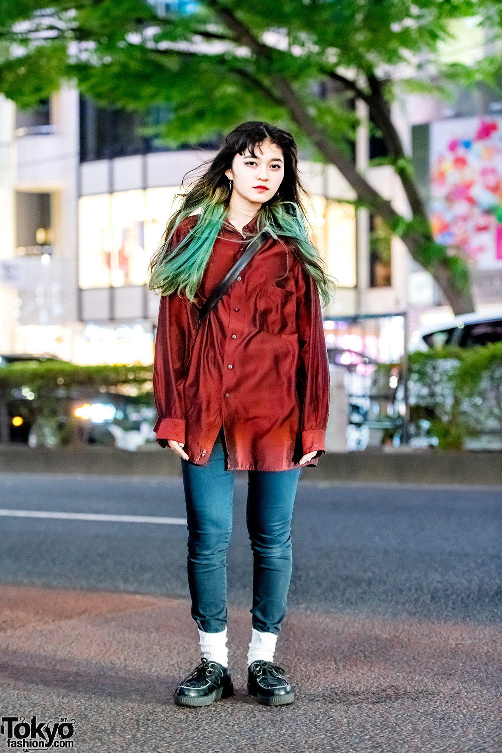 Harajuku Street Style w/ Dip-Dye Hair, H&M, Underground, Never Mind the XU & Thank You Mart